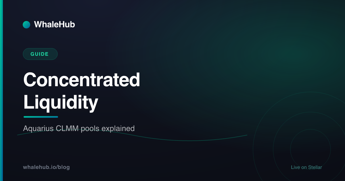 Aquarius Concentrated Liquidity Pools Explained — WhaleHub guide cover