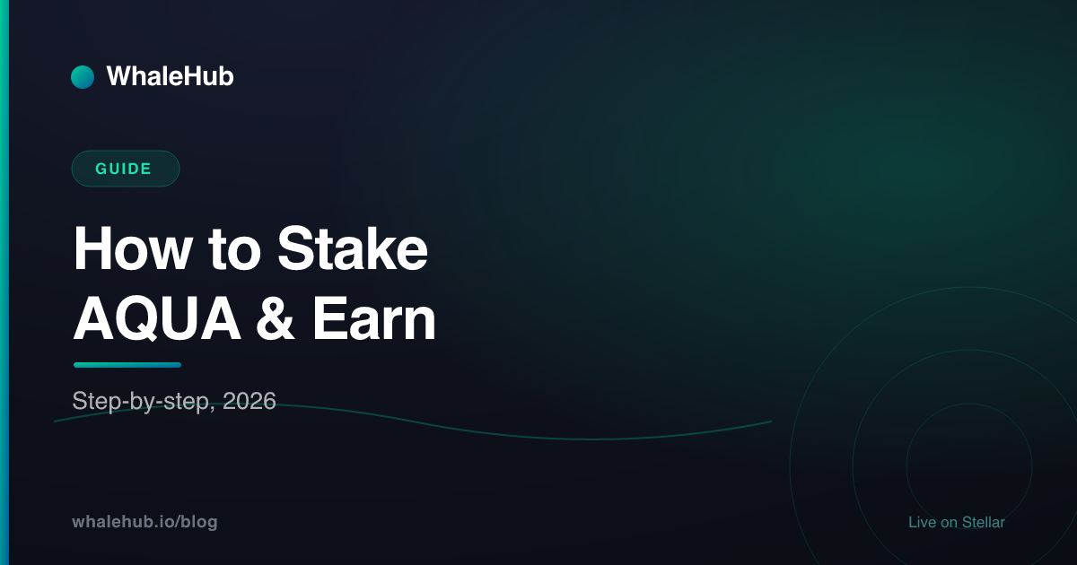 How to Stake AQUA