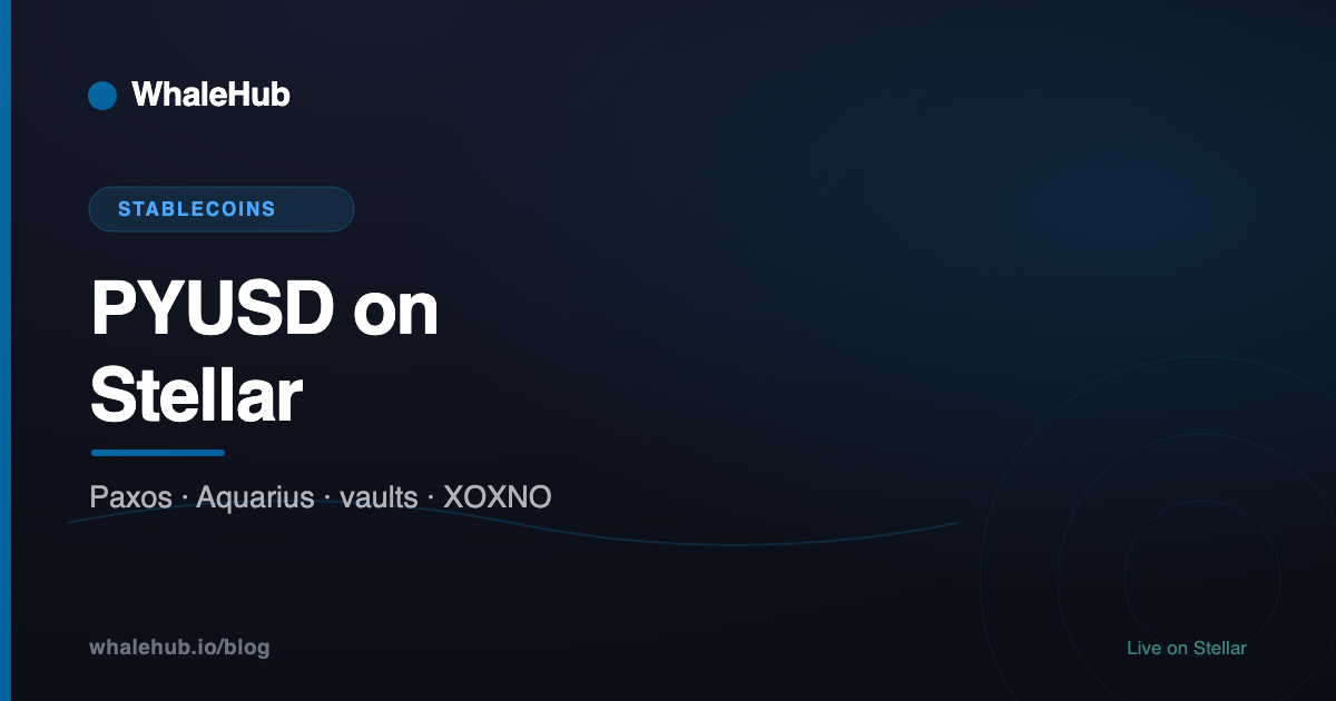 PYUSD on Stellar: PayPal USD issued by Paxos, supply on Stellar and where it is used