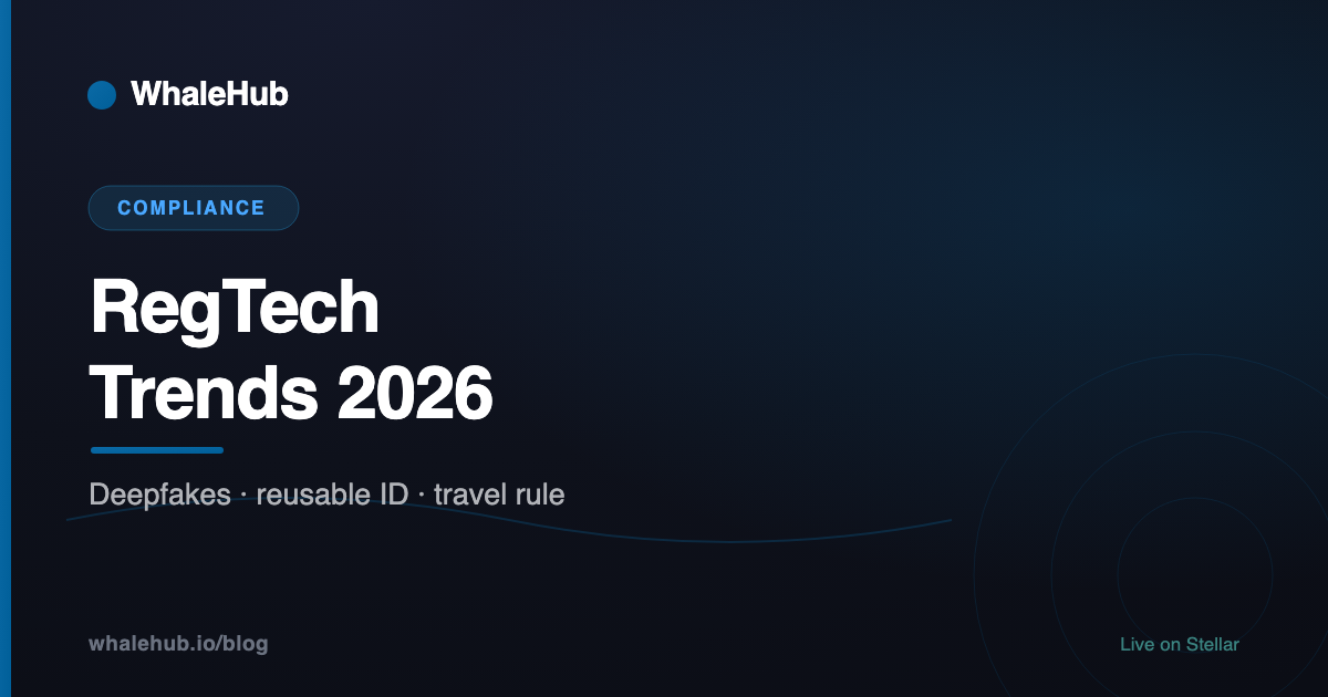 RegTech trends in 2026: deepfakes, reusable digital identity, travel rule and stablecoin compliance