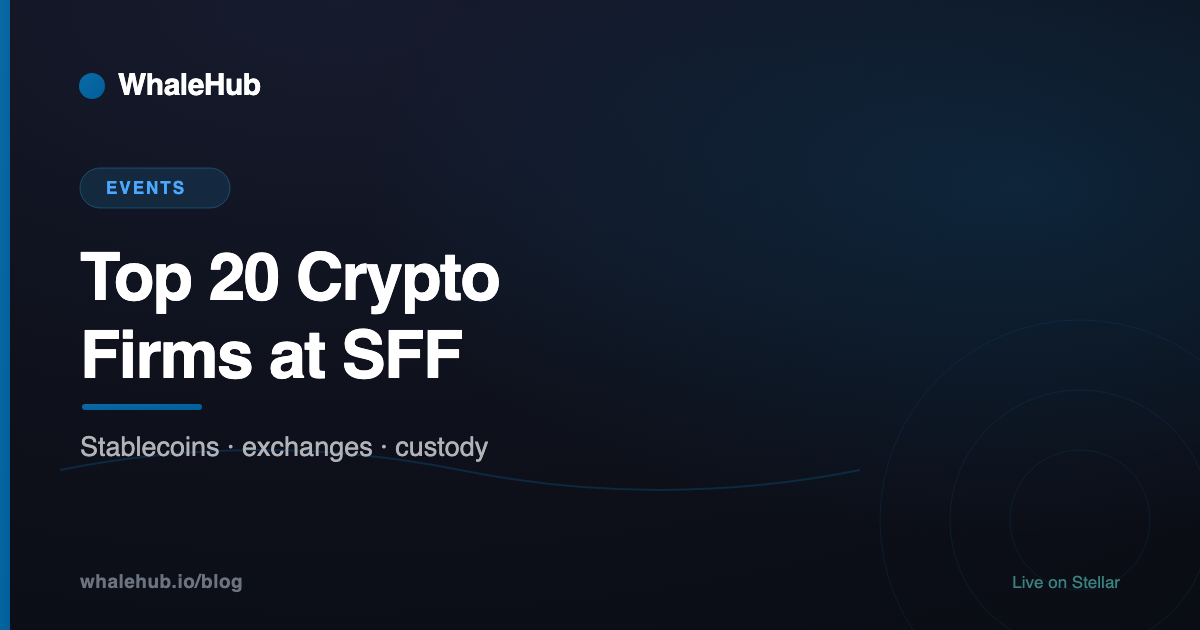 Top 20 crypto and digital-asset companies at Singapore FinTech Festival 2026