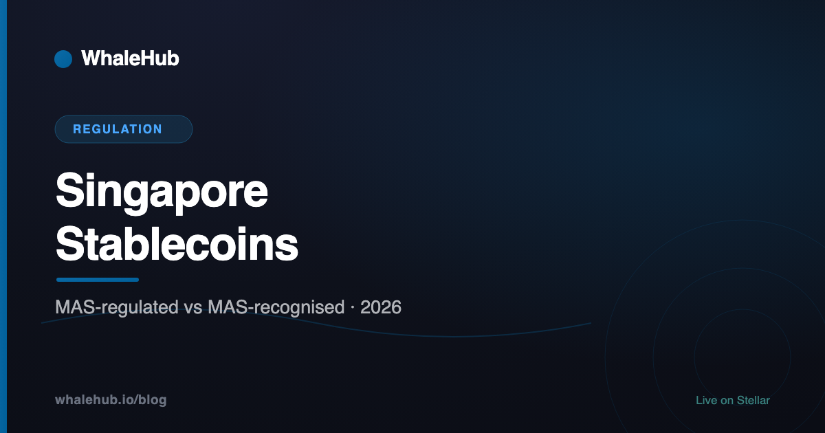 Singapore's stablecoin framework: MAS-regulated and MAS-recognised stablecoins in 2026