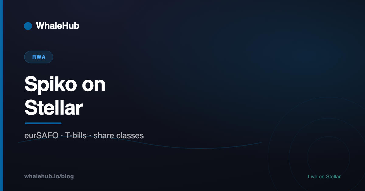 Spiko on Stellar: tokenised T-bill and overnight swap funds, share classes and value on Stellar