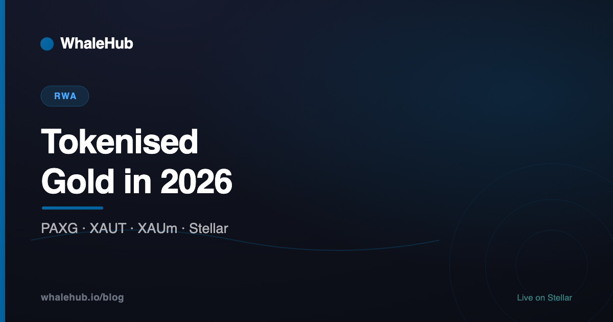 Tokenised gold in 2026: PAXG, XAUT, XAUm and gold tokens on Stellar compared